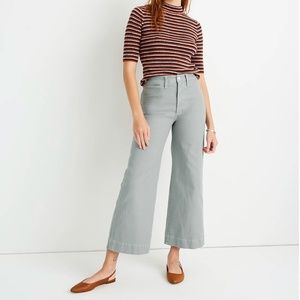 Madewell Emmet wide leg crop pants